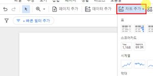 구글 루커 스튜디오 차트 보고서 차트 만들기 구글 데이터 스튜디오